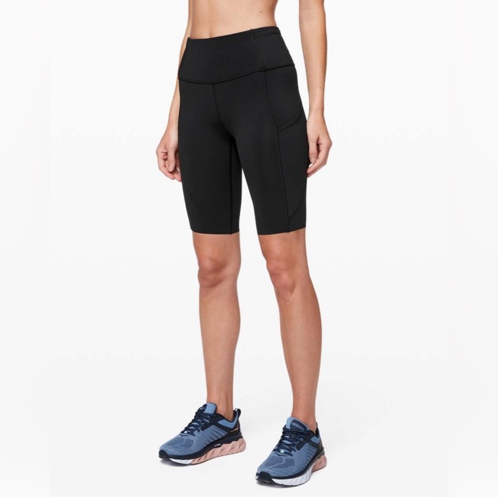 Lululemon Fast & Free Short 10”, Black, Size 2